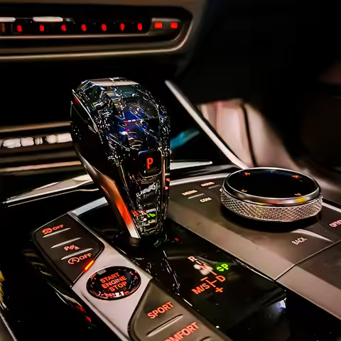 Gear Shift Knob Handles Gearbox Lever Head For BMW 1 2 8 Series G14 G15 G16 G42 F40 X5 G05 X6 G06 X7