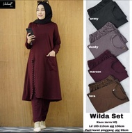 Setelan celana setelan tunik kotak kecil 921 / setelan wanita / baju muslim