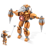 Skibidi Figure Building Block Set, Upgraded Titan Drill Man Game Model Collectible Building Bricks B