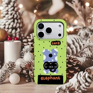 Elephant Delivery Map Stylish printed 2-in-1 phone case Works with iPhone17 Pro Max/17 Pro/17 air/17