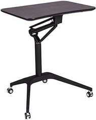 Laptop stand Standing Laptop Desk Mobile Computer Table Desktop Adjustable Height With Wheels Portable