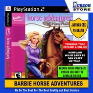 KASET DVD GAME PS 2 BARBIE HORSE ADVENTURES