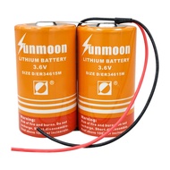 SUNMOON ER34615M-2 3.6V/7.2V Non Rechargeable Lithium Battery Pack for GPS Locator Smart Water Meter