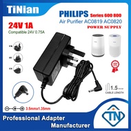24V 0.75A/1A AC/DC Adapter for Philips Series 600 800 Air Purifier AC0819 AC0820 AC0830 AC0850 AC065