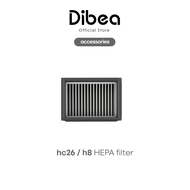 Dibea Genuine Part - Dibea HC26/H8 Parts & Accessories
