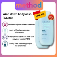 [BUNDLE]method Body Wash 532ml - Wind Down