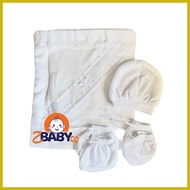 ◊ ∏ ✲ Newborn Receiving Blanket with Bonnet Set | Booties | Mittens | Hood Pranela Infant Baby