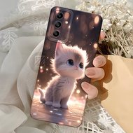 Samsung Galaxy A04S Softcase - Pro Camera Silicone - Samsung Galaxy A04S Cat Motif Samsung Galaxy A0