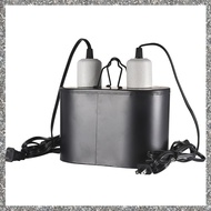 (GJFZ) 1 PCS Dual Heating Lamp UVB Light Fixture Reptile Heat Lamp for Reptile Dome Heat Lighting La