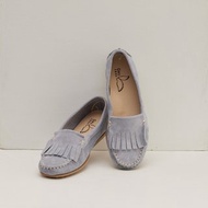 熱賣款再現 | 百搭質感・MIT手工 | Aurora 豆豆鞋 灰藍