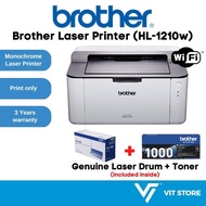 Brother HL-1110 / HL-1210W (Cetak Sahaja) Pencetak Laser Mono Fungsi Tunggal Toner Asal HL1110 / TN-