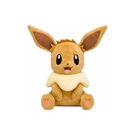 寵物小精靈精靈寶可夢Pokemon Center 等身大公仔神奇寶貝Eevee伊貝伊布家族坐姿坐下坐坐日版景品Soft Doll Plush玩具毛公仔可愛毛絨 全新