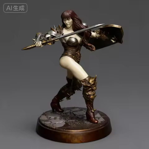 The height of man 38mm 50mm 75mm Resin model kit self-assembly and coloring TD-7208/3D