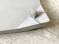 【CUBE。天鐵隕石項鍊】瑞典鎳鐵隕石方塊、立方體、925銀|鎖骨鏈