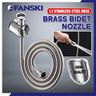 AP-8310 Brass Bidet Spray Set Toilet Hand Bidet Spray Flexible Hose Bidet Nozzle Head Toilet Sprayer Bathroom Faucet