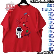 ASTRONAUTS T-SHIRT L XL 2XL 3XL 4XL 5XL 6XL 7XL 8XL 9XL T-SHIRT JUMBO SIZEBIG HD191