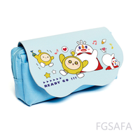 Mixue Linkage Peripheral Pencil Bag Stationery Box Student Large Capacity Simple INS Snow King Popul