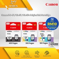 Canon PG-47 CL-57 CL-57s Ink Cartridge Canon E410 E470 E4270 E4570 E3370 PG47 CL57 CL57s