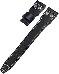 20mm 21mm 22mm Real Leather Rivets Watchband Fit For IWC SPITFIRE Big Pilot's Watch TOP GUN IW5009 Cowhide Strap