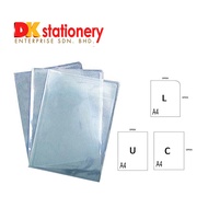 Clear A4 Holder C / L / U Shape File A4 File Folder File Holder