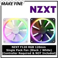 NZXT F120 RGB case Fan Single / Duo 120mm PWM (Controller Required &amp; NOT Included)