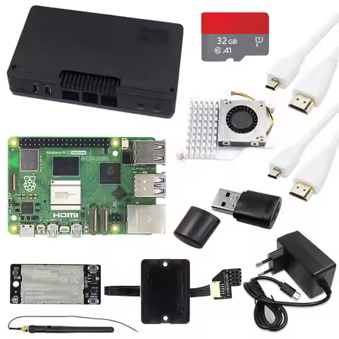 Brand New Raspberry Pi 5 16GB 8GB 4GB 2GB Raspberry Pi Development Board Kit with case Fan Applicabl