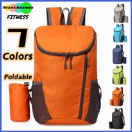 Travel Fitness Bag Fold-able Lightweight Outdoor Sports Nylon Waterproof Gym Backpack Hand Carry Duf