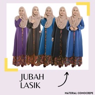 🔥🔥JUBAH LASIK -READY STOCK -JUBAH 2PCS -JUBAH PLUS SIZE -JUBAH COMOCREPE -JUBAH BATIK -BF FRIENDLY -