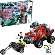 YIB hobby LH5X Compatible with Hidden Side 70421 El Fuego's Stunt Truck Building blocks EQ1