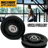 75mm/105mm Bearing Nylon Pulley Wheel Gym Equipment Pulley Wheel Fitness Training Equipment