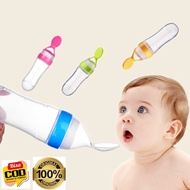 Baby Feeding Spoon Bottle Baby Feeder BPA Free Anti-Spill Silicone Baby Bottle