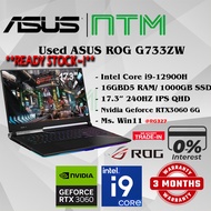 #RG327 USED ASUS ROG Gaming Laptop G732ZM intel i9-12900H 16GBD5 1TB SSD NVIDIA RTX3060 RTX 3060 6G 