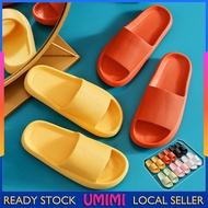 UMIMI US103 Home Slipper Thick Sole Flat Shoes Comfy Indoor Unisex Women Men Shower Kasut Rumah Anti