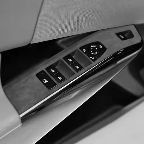 For BMW X3 G45 G48 Door Window Lifting Switch Panel Frame Trim Sticker Made of Alcantara Car Interio