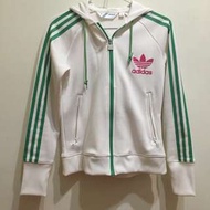 韓國限定 adidas originals 愛迪達白色連帽外套 white hoodie 帽T