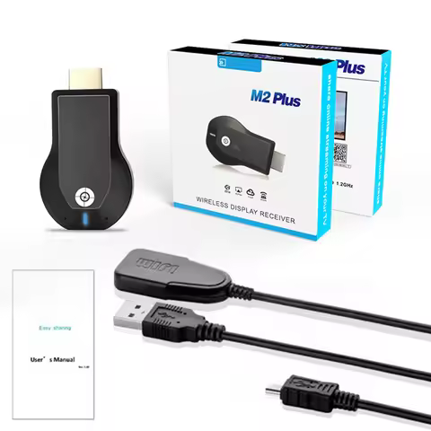 M2 Plus Wireless WiFi TV Stick Display TV Dongle HDMI-compatible Smart TV Screen Projector 1080P 4K 