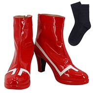 Tkieio Darling in The Franxx Cosplay Shoes Zero Two Boots PU Leather