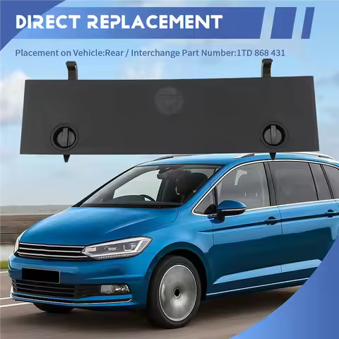 N24R-1TD868431 Rear Trunk Protective Cover Panel For VW Touran 2005-2015 Luggage Lid Interior Panel 