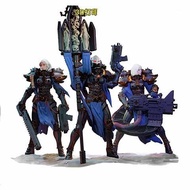 GK White Film 3D Printing Warhammer 40K Star Warrior Silent Nun Team War Chess Pen Spraying Trainer 