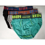 ₪Bin Collection Men's Brief 3Pcs No. B-1107 S-Xl