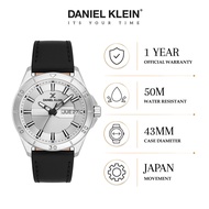 Daniel Klein Men's Analog Watch DK.1.13975 Leather Strap | 1 Year Official Warranty