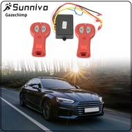 Wireless Winch Remote Control Set Univerasl 12V 24V Winch Remote Receiver Automatic Winch Control fo