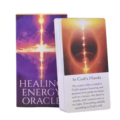 Healing Energy Oracle Cards English 54 deck Family Party Board Game Divination Fun Tarots Deck