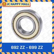 692 ZZ 693 695 695 696 697 698 699 Ball Bearing Steel Cover Deep Groove Bearings