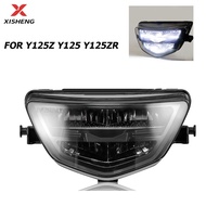 Motorcycle Headlight for YAMAHA 125 125Z 125Zr Y125 Y125Z Y125zr Smoked Headlight