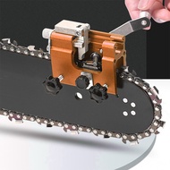 Chainsaw Sharpener Portable Chainsaw Chain Sharpening Jig Hand-Cranked with 3 Sharpening Heads Suitable for Chain Saws and Electric Saws