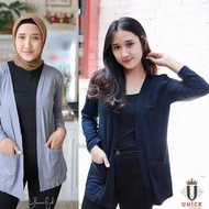 Cod!!! 12.12 pocket spandex Cardigan [Code 749]