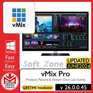 vMix Pro 26.0.0.45 - Produce, Record & Stream Own Live Events | Windows - SOFTWARE