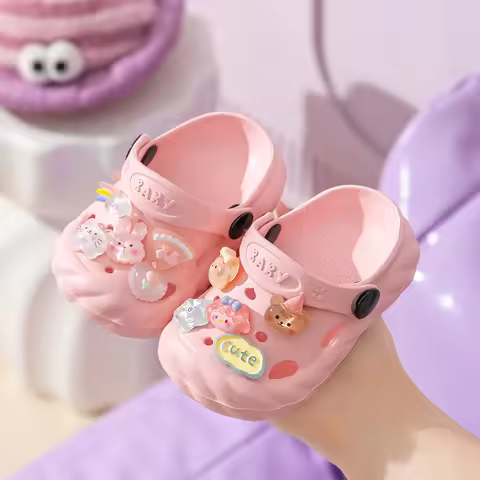 Children Girl Boy Mules Clogs Kids Summer Crock Candy Garden Beach Slippers Cave Hole Baby Shoes for