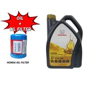 HONDA 0W20 FULLY SYNTHETIC ENGINE OIL SP 0W-20 (4L) + FREE HONDA OIL FILTER